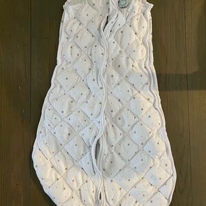 Soft White Quilted Kids Sleep Sack